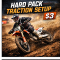 🏁 6️⃣ Hard Pack Traction Setup