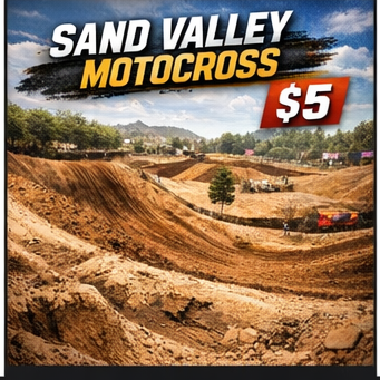 🏁 8️⃣ National Motocross Track – Sand Valley